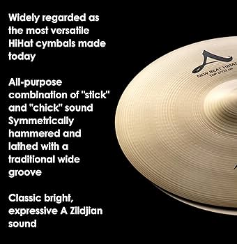 Amazon.com: Avedis Zildjian Company A Series New Beat Hi-Hat
